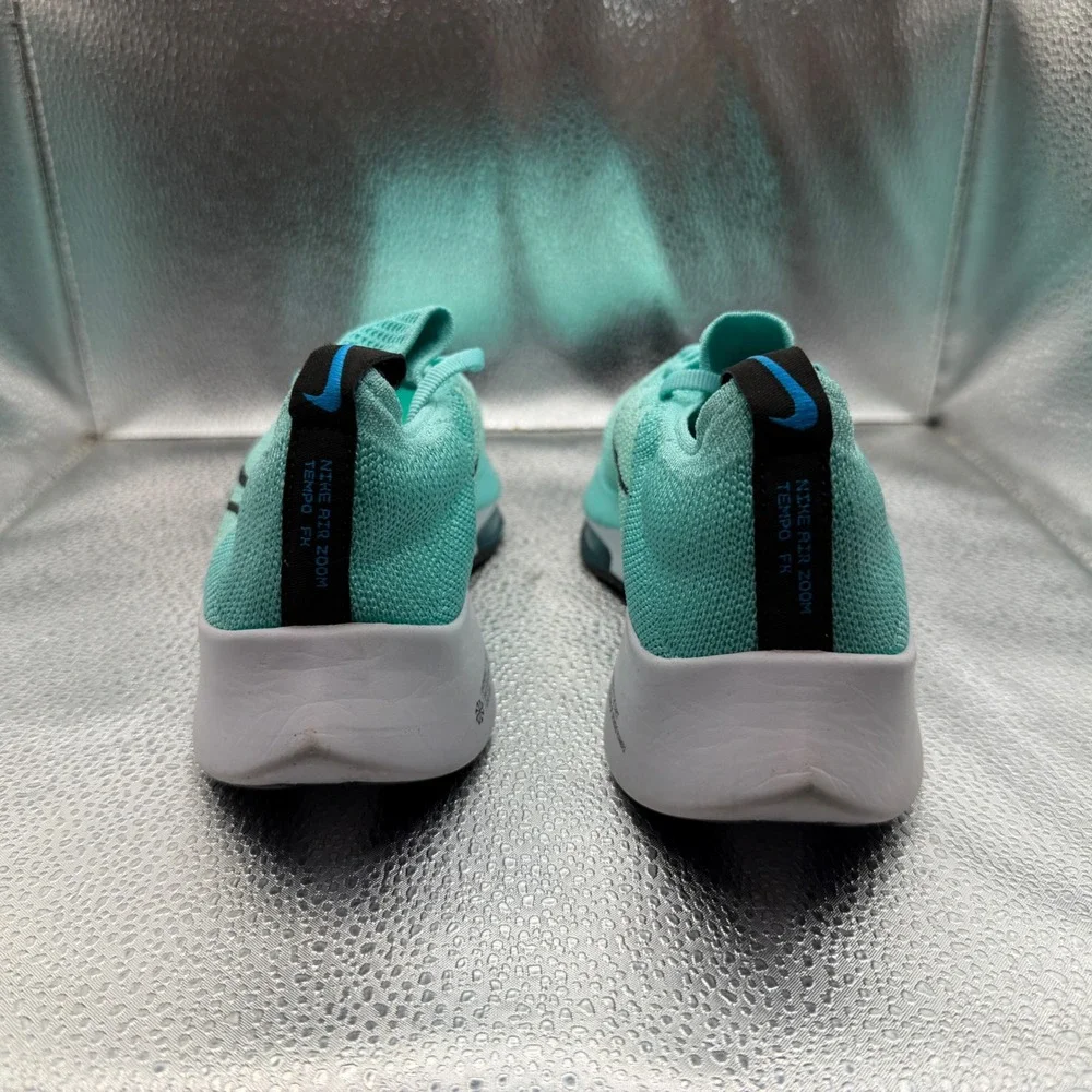 Size 4Y Nike Air Zoom Tempo Running Shoes Kids Turquoise Excellent CJ2102-300